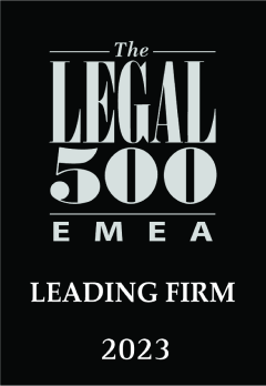 Legal 500 Leading Firm logotyp